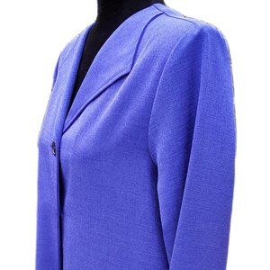 Purple Shift Dress with Buttons